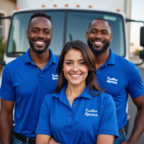 Workers with a moving truck3