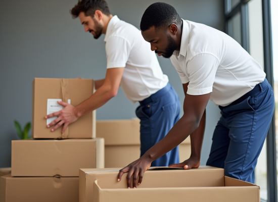 workers with a white shirt and blue pants